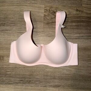 AERIE  THE SCOOP  (HOOKLESS) SMOOTHEEZ  T - SHIRT BRA  SZ 36D